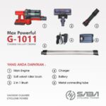 SABA Smart Living Cordless Vacuum Cleaner Cyclone Power G-1011