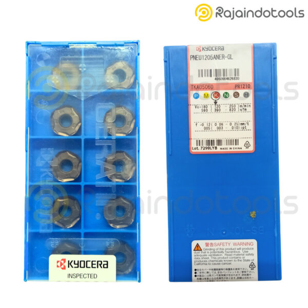 Kyocera Carbide Milling Insert PNEU 1205 ANER−GL PR1210 (10 Pcs)